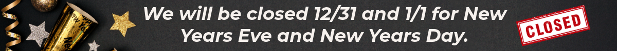 NEW YEARS DAY CLOSED