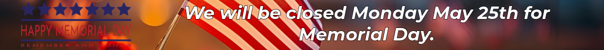 MEMORIAL DAY CLOSED